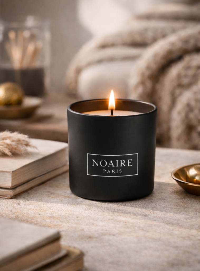 NOAIRE VOYAGE - Luxe geurkaars | zwart mat