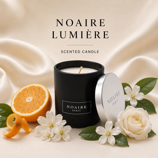 NOAIRE LUMIÈRE - Luxe geurkaars | zwart mat