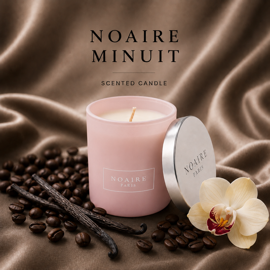 NOAIRE MINUIT - Luxe geurkaars | roze mat